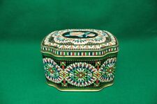 Vintage Cookie Candy Cracker Tin Hand Painted made In England picture