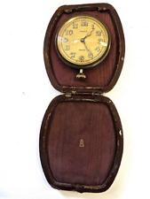 Antique 8–Day Car Dash Clock 15 Jewels Swiss-Made Cross Watch Co., Runs Well picture