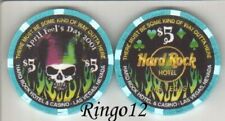 Hard Rock Casino Las Vegas $5 April Fools Chip from 2001 -  Uncirculated/ Mint picture