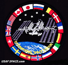 AUTHENTIC AB Emblem ISS - International Space Station - FLAGS - NASA SPACE PATCH picture