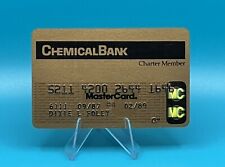 Chemical Bank vintage Credit charge Exp 89 picture