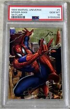1994 Marvel Universe Spider-Man #5 ‘94 Flair PSA 10 picture