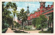 Tampa Bay Hotel Entrance & Grounds, Tampa, Florida FL - Vintage Postcard picture