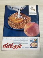 Kellogg's Rice Krispies Cereal 1962 Vintage Print Ad Life Magazine picture