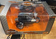 Maisto Vintage Harley-Davidson Sidecar Collection 1:18 Motorcycle - RARE picture