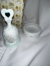 Precious Moments Porcelain May Birthstone Box with Bell Enesco Vintage 1996 Gift picture