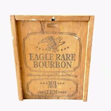 VINTAGE Eagle Rare Kentucky Straight Bourbon Whiskey 101 Proof. Empty Wooden Box picture