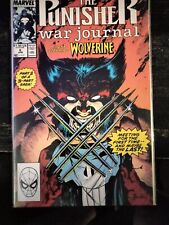 The Punisher War Journal 6  Wolverine vs Punisher 1989 Marvel Comics Jun picture