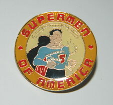 Superman, Supermen of America Club 1950's Logo Enamel Metal Pin NEW UNUSED picture
