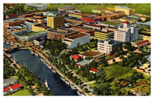 Postcard AERIAL VIEW SCENE Fort Lauderdale Florida FL AR6156 picture
