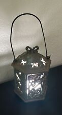 Antique  1920’s Butterfly Garden Lantern.- Japanese garden. Cast Iron Pagoda VTG picture