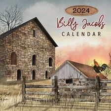 NEW-PRIMITIVE-BILLY JACOBS 2024-WALL CALENDAR-Rustic Farmhouse-FREE SHIPPING picture