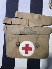 ORIGINAL BRITISH 1942 WW II SHELL DRESSING MEDIC BAG UNISSUED  picture