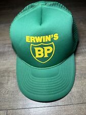 Vtg BP Gas Station John Deer Green Trucker Hat Erwin’s BP picture