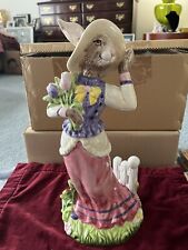 1980’s Rare Vintage Hollywood Regency Style Mrs Parade Rabbit 15” picture