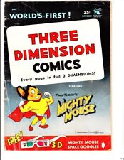 Three Dimension Comics 1 (1953): with Mighty Mouse: FREE to combine- in Good- picture