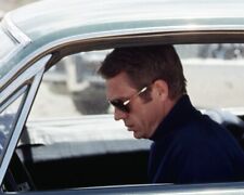 Bullitt Steve McQueen iconic Persol 0714 Sunglasses Ford Mustang 24x36 Poster picture