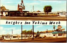 Multi View, Knights Inn on N. 1st Street, Yakima WA Vintage Postcard C51 picture