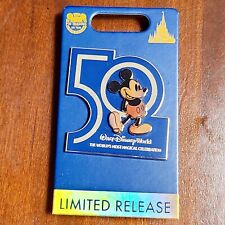 Walt Disney World Parks WDW 50th Anniversary Mickey Mouse Limited Release Pin picture