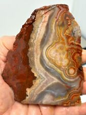 Mexican Flower of Peach (Laguna) Agate end Slabs Cabbing Lapidary Combo Ship Avl picture