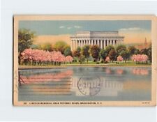 Postcard Lincoln Memorial near Potomac River Washington DC USA picture
