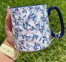 Chinoiserie Cobalt BLUE WHITE FLORAL SCROLL by 10 Strawberry Street BELLA Mug picture