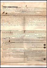 1844 Fairfield County, Ohio Deed - William Bartholamew to John D. Schleich picture