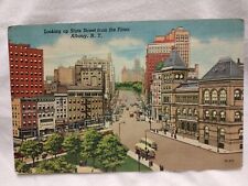 Postcard Albany NY State Street From The Plaza picture