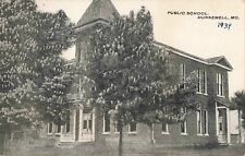 Public School Building Hunnewell Missouri MO 1909 Postcard picture