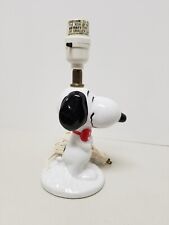 Vintage Peanuts Snoopy Ceramic Lamp, 1966 Preowned but in Mint Condition Working picture
