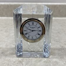 Waterford Crystal Time Pieces Colonnade Clock Desk Paperweight picture