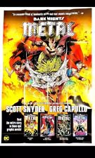 Greg Capullo Scott Snyder Signed DC Metal Dark Knights Promo  Poster 3xsig 24x36 picture