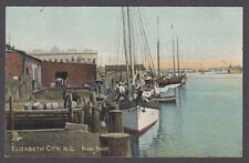 Elizabeth City NC River Front postcard 1910s picture