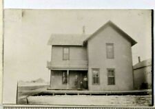 1910s Small Town Hotel Front Porch Americana Rural RPPC Postcard Antique Vintage picture