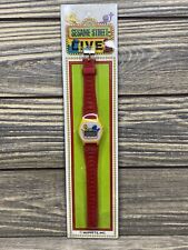 Vintage Muppets Sesame Street Live Digital Watch Red Band  picture
