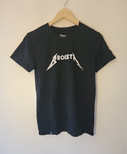 Dutch Bros Brothers Broista Black Shirt Short Sleeve 100% Cotton  Size Medium picture