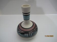 Vintage Handmade  Painted Signed Native American Pottery Vase 6