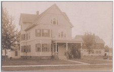 1909 Home in Hartford CT RPPC Real Photo Postcard Residence House picture