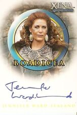 Xena Season 6~A18 Jennifer Ward-Lealand autograph card~Boadicea auto insert card picture