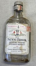 Old Sunny Brook Kentucky Whiskey Half Pint Bottle 1944? Tax Stamp 10 Cents W.Y. picture