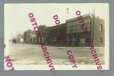 Grundy Center IOWA RPPC c1910 MAIN STREET nr Eldora Reinbeck Cedar Falls Dike #2 picture