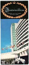 FOTAINEBLEAU HOTEL Miami Beach FL - Vintage high quality made Brochure / Booklet picture