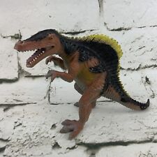 Large Plastic Spinosaurus Dinosaur Figure 2006 Brown Black Carnivore picture