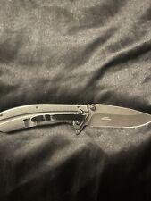 Kershaw Silver Finish Folding Knife Stainless Handle Knife picture