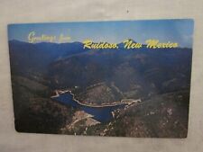 Postcard Ruidoso NM Greetings from Ruidoso New Mexico Bonita lake dam Postcard picture
