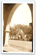c1940's View Of Park Entrance Ojai California CA RPPC Photo Vintage Postcard picture