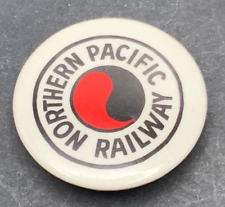 NICE VINTAGE NORTHERN PACIFIC RAILWAY PIN PINBACK picture