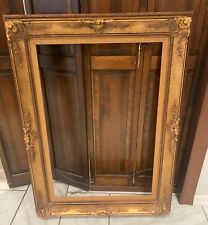Antique Picture Ornate, Wooden Rococo St Frame 46
