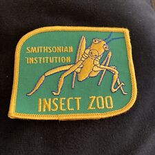 VTG SMITHSONIAN INSTITUTION Insect Zoo Sew On Patch picture
