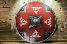 Round Wooden Viking Authentic Battleworn Norse Battle Larp Armor 24